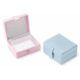 Ezüst-dísztárgy - Ezüst laminált babacipő, rózsaszín, dobozban