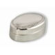 Ezüst tárgy - Sterling ezüst gyöngy mintás ovális ékszertartó